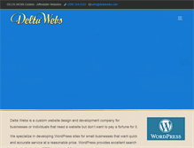 Tablet Screenshot of deltawebs.com